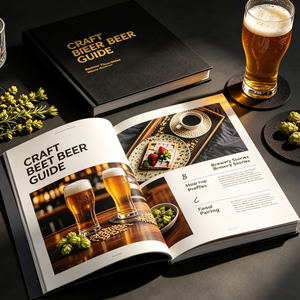 Impression de brochures sur mesure en couverture rigide sur le thème de la culture du café, catalogue de produits de luxe avec reliure parfaite, magazine, livret pour la promotion de la marque de café - Product Image 4