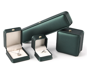 Boîte à bijoux en cuir haut de gamme, personnalisable, pour ranger et organiser les bagues, bracelets, etc., pour collections de luxe - Product Image 4