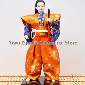 Muñeca <span class=keywords><strong>Samurai</strong></span> Japonesa para Decoración del Hogar y Hotel, Decoración Navideña Pintada a Mano para <span class=keywords><strong>Restaurante</strong></span> Barbacoa Isakaya - Product Image 3