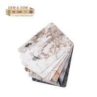 Feuille de PVC UV en marbre à haute brillance 1220x2440mm prix d'usine de panneau imperméable