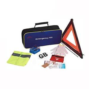 Kit de voyage d'urgence, veste de sécurité, triangulaire d'avertissement, kit de premiers secours, livraison gratuite - Product Image 1