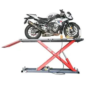 Neu werkstatt motorrad reparatur ausrüstung motorrad lift 500kg kapazität hydraulischer motorrad heber