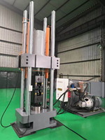 Machine d'essai de fatigue par traction hydraulique servo-motorisée à plancher fixe, sur mesure, 30 Hz, haute précision 1 %, protection IP55