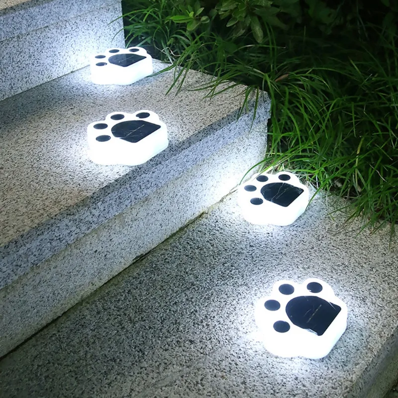 Güneş LED ışık ayı pençe lamba açık su geçirmez bahçe dekorasyon manzara atmosferi gömülü ışıklar