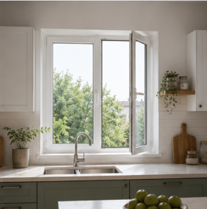 Fenêtre à battant en <span class=keywords><strong>PVC</strong></span> de style européen, <span class=keywords><strong>double</strong></span> <span class=keywords><strong>vitrage</strong></span>, fenêtre en UPVC, à haute efficacité énergétique pour maison résidentielle, villa - Product Image 6