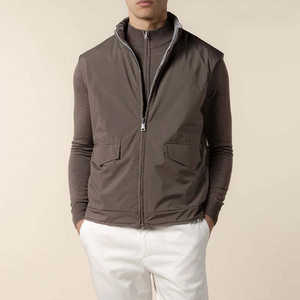 Gilet de <span class=keywords><strong>luxe</strong></span> réversible zippé pour <span class=keywords><strong>homme</strong></span> 2025 – Vente en gros, logo personnalisé, imperméable, respirant, tendance, chauffe-corps - Product Image 2