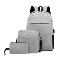 Vente en gros de sacs à dos pour écoliers Sacs d'école étanches pour ordinateur portable Ensemble de sacs à dos pour ordinateurs
