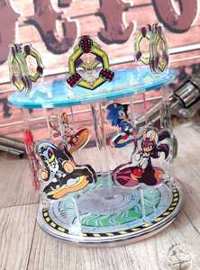 OEM ODM <span class=keywords><strong>Anime</strong></span> Hedgehog Acrylic Carousel Video Game Gifts Acrylic Standee Gifts Hedgehog Gifts Gifts for Gamers 00S Nostalgia Rac - Product Image 3