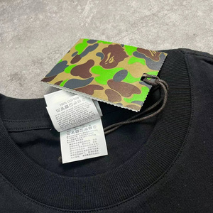 <span class=keywords><strong>T</strong></span>-<span class=keywords><strong>shirt</strong></span> à manches courtes personnalisé en coton vintage épais 260g avec imprimé lettre requin pour Ape Head, pour la vente en gros transfrontalière - Product Image 4