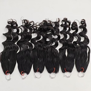 Tóc nối Hàn Quốc bán chạy nhất, siêu tự nhiên, 100% tóc người nguyên chất, xử lý kỹ, kiểu xoăn, đường nối mảnh như lông vũ - Product Image 3