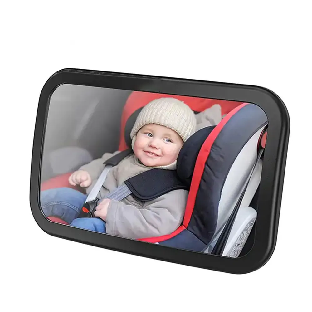 SUNNUO 360 Graus Vista Espelho Convexo Acrílico Crianças Espelho Retrovisor Assento Traseiro Espelho Do Carro Do Bebê