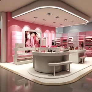 Chất lượng cao hiển thị mỹ phẩm đứng và cửa hàng trang điểm tủ trưng bày cho các dự án trang trí cửa hàng bán lẻ - Product Image 2