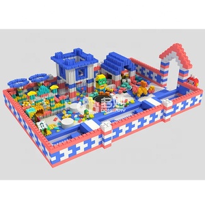 Patio interior de gran colorido Epp bloques de construcción tema aventura interior patio bloque grande - Product Image 4