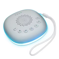 Portable bébé sommeil son Machine apaisant blanc bruit haut-parleur avec veilleuse pour pépinière confort veilleuse