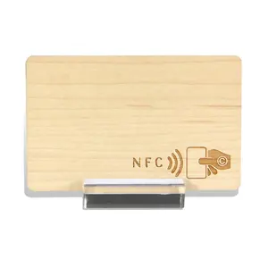 친환경 방수 프로그램 빈 NFC 대나무 카드 rfid 나무 키 카드