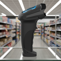 GTCODESTAR Lector de Códigos de Barras QR Inalámbrico USB 1D, Lector de Códigos QR Portátil, Escáner de Códigos de Barras Inalámbrico CMOS 2D con 300 Lecturas/Seg