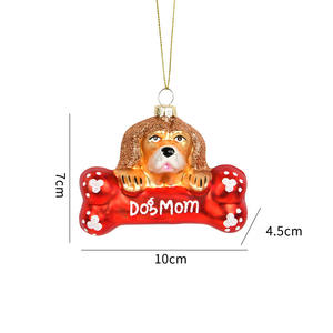 Adorno de Cristal Plateado con Diseño de Plumas de Pájaro, Bonito y Encantador, para Colgar en el Árbol de Navidad, Directo de Fábrica, Se Aceptan Personalizaciones - Product Image 6