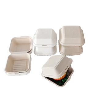 Eco Friendly Custom Logo 100% Biodegradable 6 Inch Bento Cake Boxes