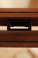 Fenêtre pliante verticale japonaise en bois massif avec vitrage, insonorisée, pour villa
