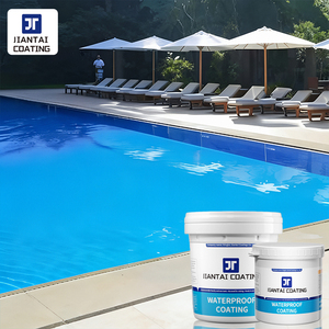 Revestimiento impermeabilizante para techos de gran superficie, revestimiento impermeabilizante para exteriores y techos, pintura impermeabilizante para piscinas - Product Image 2