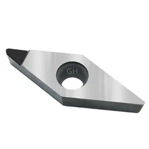 Vcgt Aluminum Turning Insert High Abrasive CNC Diamond PCD Tipped Turning Tool VCMT VCGT VCGT160404 VCGT160408 PCD Inserts For Aluminum