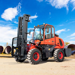 Carretilla elevadora todo terreno 4x4 al mejor precio, <span class=keywords><strong>3</strong></span> toneladas, <span class=keywords><strong>3</strong></span>,5 toneladas, 5 toneladas, carretilla elevadora diésel con piezas de carretilla elevadora de motor EPA Eur5 - Product Image 1