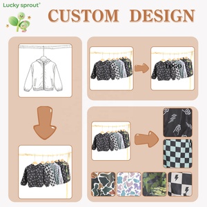 Abbigliamento <span class=keywords><strong>Invernale</strong></span> per Ragazzi, <span class=keywords><strong>Giacca</strong></span> Antivento Personalizzata con Stampa per Bambini, Fodera in Cotone, Scatola Misteriosa per Bambini, Capispalla - Product Image 3