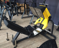 Machine commerciale de presse de jambe de 45 degrés d'entraînement de force chargée par plat de musculation de gymnase