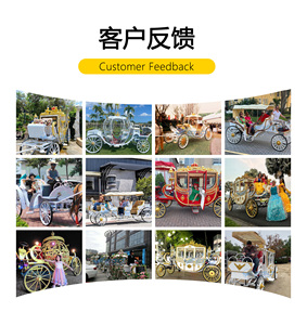 รถม้าไฟฟ้าสำหรับงานแต่งงานสุดหรู ปี 2026 รถม้าราชวงศ์แบบพิเศษสำหรับขาย - Product Image 4