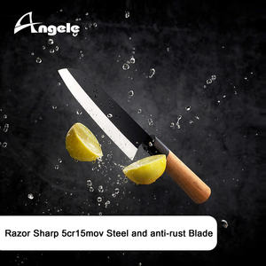 Santoku-<span class=keywords><strong>cuchillo</strong></span> de chef de acero de alto carbono 5cr15mov, <span class=keywords><strong>cuchillo</strong></span> de chef de estilo japonés con mango de cereza para cortar <span class=keywords><strong>carne</strong></span>, 2023 - Product Image 3