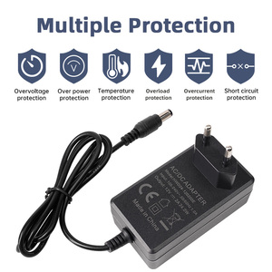 6V3A /9V2A /12V1.5A /18V1A 18W Power Adapter AC to DC Adapter US EU Plug 6/9/10/12/15/18/20/21/22.5/24/30/36W Wall Plug Adapter