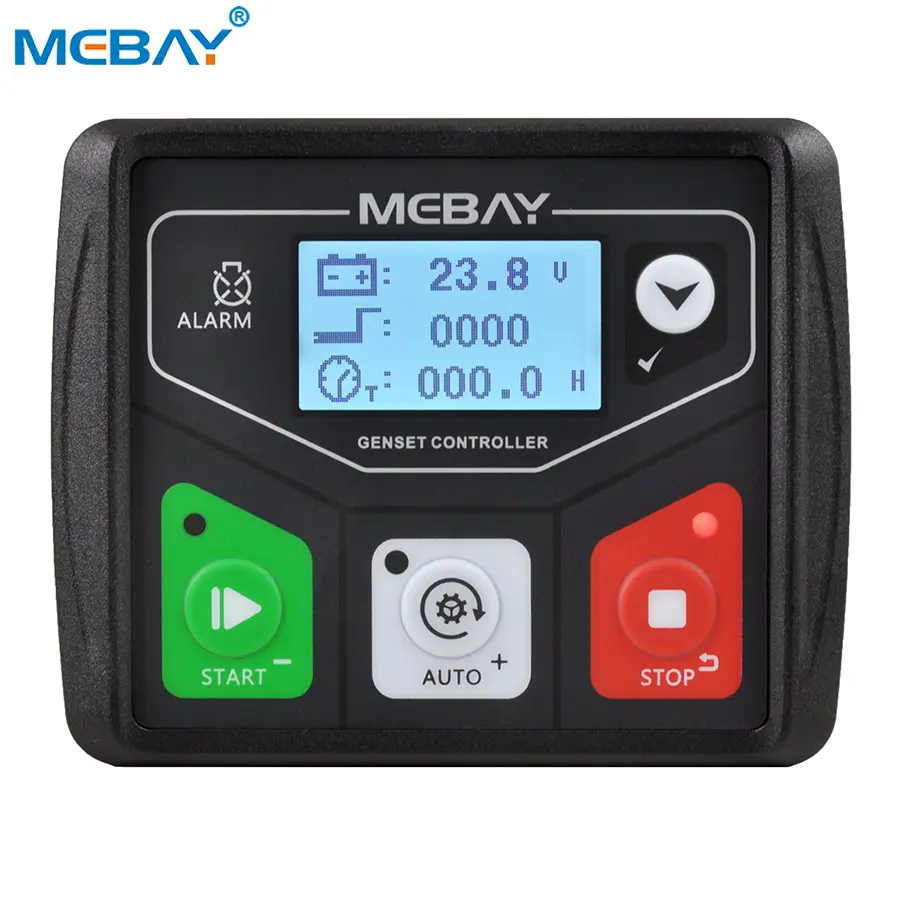 Mebay-generador diésel de pequeño tamaño, módulo de Control DC30D, pantalla, frecuencia de RPM, presión de aceite