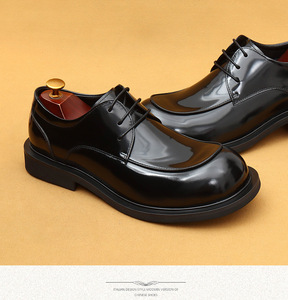Chaussures habillées en cuir véritable de vachette de qualité supérieure, durables, de première <span class=keywords><strong>classe</strong></span>, à lacets, chaussures en cuir véritable pour hommes - Product Image 3