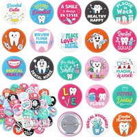 Broches de la Semaine de l'Assistant Dentaire – Lots de Cadeaux pour Dentistes, Broches de Revers pour la Sensibilisation à la Santé Dentaire, Décoration pour Bureau d'Hygiène Dentaire, Cadeau pour Dentiste
