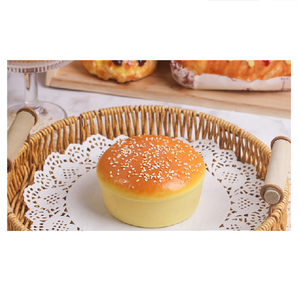 Jouets anti-stress en PU, forme de gâteau de sésame noir et blanc, petits, ronds, à remontée lente, jouets à presser pour enfants - Product Image 2