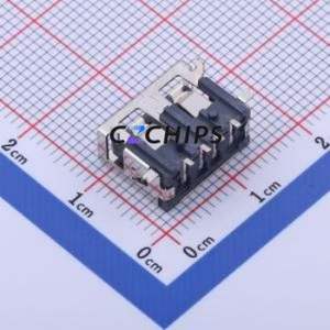 915-221A2028S10200 USB Connector SMD Connector ( Connector Type: Type-A )( Protocol Standard: USB 2.0 )( Gender: Female ) - Product Image 2