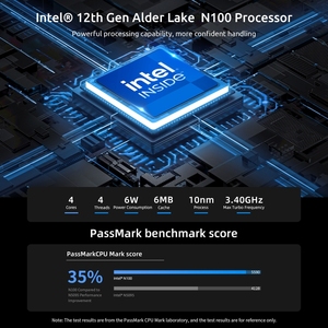 Mini PC <span class=keywords><strong>BMAX</strong></span> B4 Plus di Alta Qualità con Windows 11, 16GB+512GB, Intel Alder Lake N100, WIFI, Supporto Doppio HMI / RJ45 - Product Image 4