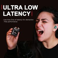 Système de monitoring intra-auriculaire sans fil Xvive U4R2 avec un émetteur et deux récepteurs