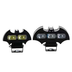 Nouveauté d'usine : phares de moto à LED Batmans à 2 lentilles, projecteur à LED à 3 lentilles, éclairage de travail à LED bicolore - Product Image 6