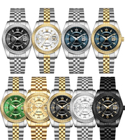 Reloj X-GEQCK S5 para Hombre, Acero Inoxidable, Correa de Cuarzo, Fecha, Luz Nocturna, Resistente al Agua, de Lujo