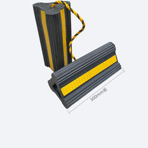 トラックトラックストッパー2025年人気ゴム製車用ホイールブロック転送ホイールチョック駐車場 - Product Image 2