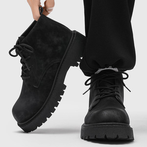 Botas Térmicas Unisex de Invierno, de Cuero Genuino, Impermeables, con Suela Gruesa, Cómodas, con Entresuela de Felpa, EVERGREEN - Product Image 4