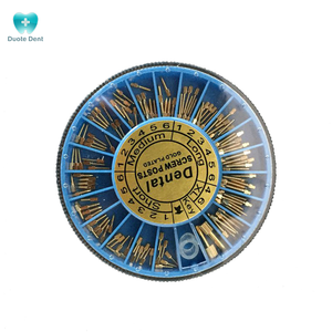 วัสดุฝังรากฟันเทียมหมุดสกรูหัวทันตกรรมชุบทอง - Product Image 2