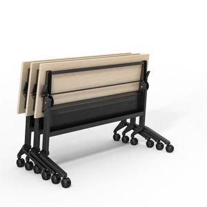 Mesa de Reuniones Plegable y Móvil para Sala de Capacitación LEADCOM LS 4-6A, Muebles de Oficina, Mesa de Conferencias con Estantería, Estructura de Mesa - Product Image 2