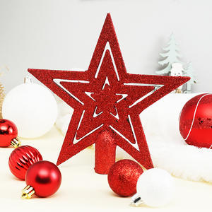 3-19cm Ensemble 87 Pcs Pvc Boîte Emballage Brillant Mat Or Boule Creuse Arbre De Noël Ornements Décoration Boule - Product Image 4