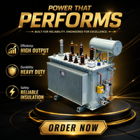 Transformator Daya Terendam Minyak Tegangan Tinggi Step Up dan Step Down 1.6MVA 2MVA 0.63MVA 6.3KV 35KV untuk Distribusi