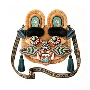 Sumérgete a la explosión de colorido: Bolsos de tigre chinos hechos a mano Lil Xs. Bolsos de tigre artesanales. - Product Image 4