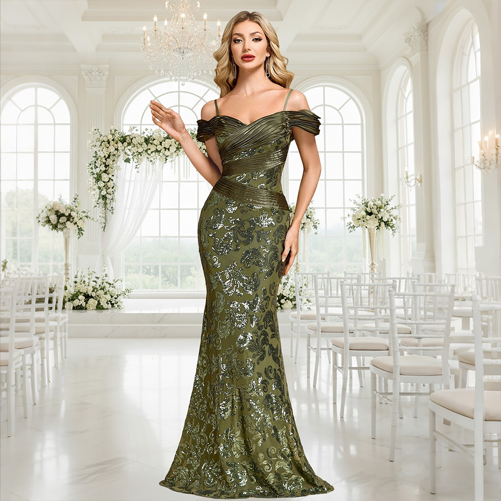 homecoming dresses olive green BABARONI Tulle Satin A-line Off-the-shoulder Pleated, Olive Green / US0 Length Fabric Short Army Green Homecoming Dresses