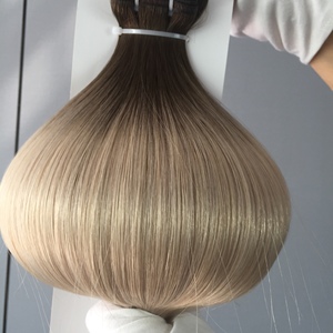 Extensiones de Cabello Humano Virgen Ruso 100% Remy Rubio de Alta Calidad, Tramas Genius Hechas a Máquina, Cabello Natural - Product Image 3