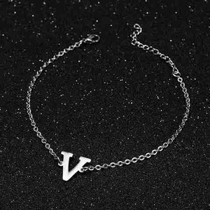 Bracciale a catena in acciaio al titanio con lettere KPOP <span class=keywords><strong>TAEHYUNG</strong></span> JUNGKOOK RM JIMIN J-HOPE SUGA JIN, accessorio gioiello da polso, regalo di compleanno per i fan - Product Image 5